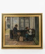 Isaac Israels (1865-1934), Seguace di - Scena di lavoro con