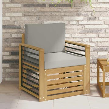 vidaXL Buiten bankenset Polyester Wit, Verzenden, Nieuw
