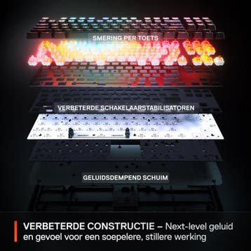 2dekans | SteelSeries Apex Pro Gen 3 TKL - Gaming, Computers en Software, Ophalen of Verzenden, Zo goed als nieuw, SteelSeries