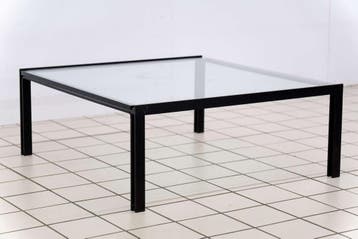 Design Salontafel Metaal en Glas, Huis en Inrichting, Tafels | Salontafels, Ophalen of Verzenden, Nieuw