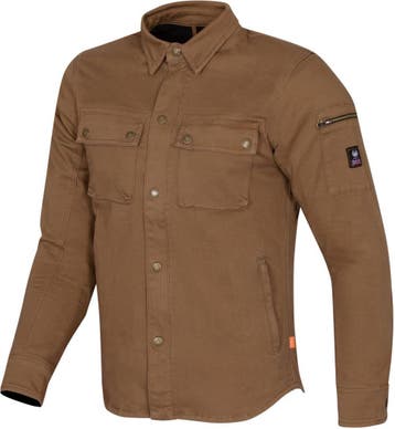 Merlin Brody D3O Light Bruin Single Layer Motorshirt, Motoren, Kleding | Motorkleding, Nieuw met kaartje, Jas | textiel, Merlin