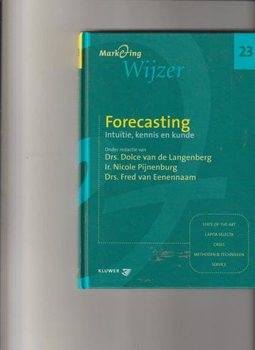 Forecasting / MarketingWijzer / 23 9789014081779, Verzenden, Zo goed als nieuw