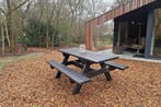 Rockwood® Picknicktafel Zwaar Kunststof - Ural Black (154kg), Tuin en Terras, Picknicktafels, Ophalen of Verzenden, Nieuw, Rechthoekig