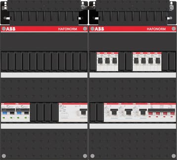 ABB Hafonorm PV-WP-Groepenkast | HS 40A - 7 groepen 4 x ALS, Ophalen of Verzenden, Nieuw, Groepenkast