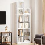 Witte Boekenkast –Kubus Plank met 4 Niveaus en Verstelbare L, Huis en Inrichting, Verzenden, Nieuw