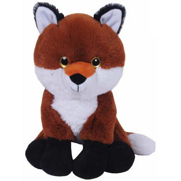 Pluche vos knuffel - bruin - 23 cm - dierenknuffel, Verzenden, Nieuw