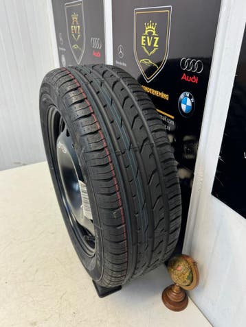 1 stuk Reservewiel 195/55R16 inch Opel Corsa D bj.2006 4x100, Auto-onderdelen, Banden en Velgen, Gebruikt, 16 inch, Banden en Velgen