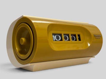 Flip klok, Tafelklok - SANKYO  451 — 1970s Space Age