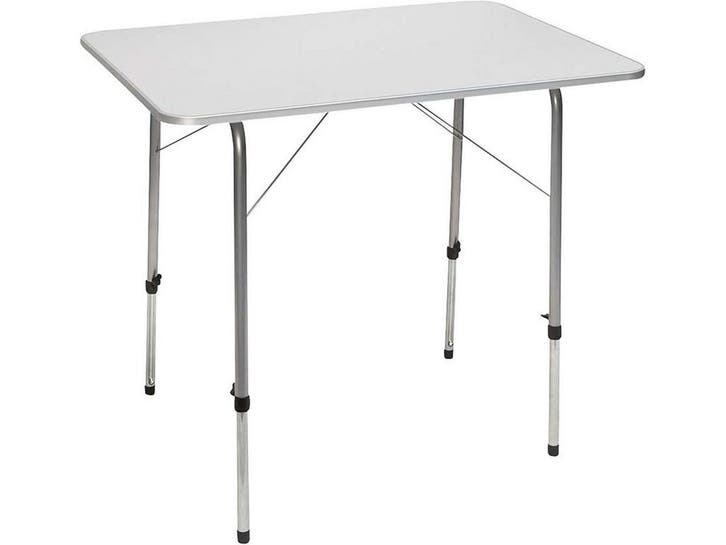 Bo-Camp - Campingtafel - Hoogte verstelbaar - 80x60 cm, Caravans en Kamperen, Kampeermeubelen, Zo goed als nieuw, Verzenden