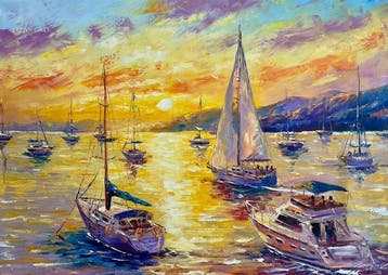 Yuni R. P - Calma al atardecer