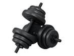 Veiling - Halterset / Dumbells 20 kg - 2-delig - Zandgevuld, Nieuw