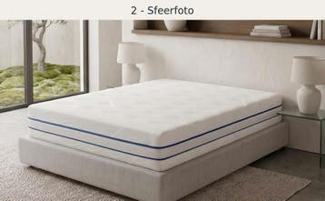 ALVANO Capri Pocketvering Latex 25 cm | 40% Korting, 70 cm of minder, Verzenden, Nieuw, Matras