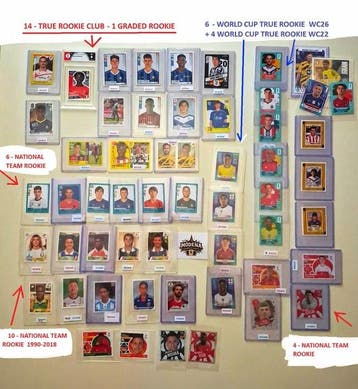 1990 / 2026 - 55 Sticker di cui 45 ROOKIE Sticker + 1 Graded, Nieuw