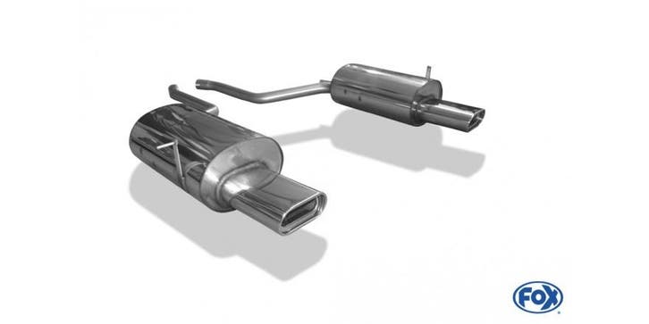 FOX BMW E38 730i/ 735i/ 740i - Met bumperuitsparing einddemp, Auto-onderdelen, Uitlaatsystemen, Nieuw, Verzenden