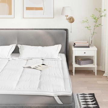 vidaXL Matrasbeschermer 180x220 cm wit, Verzenden, Nieuw, Wit