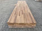 Ca. 84x Guyana Teak Vlonderplanken Gevingerlast, 21x70mm,, Nieuw