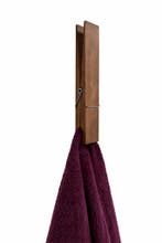 Extra grote wasknijper van walnoothout (wandhanger, maat 3:, Ophalen of Verzenden, Nieuw