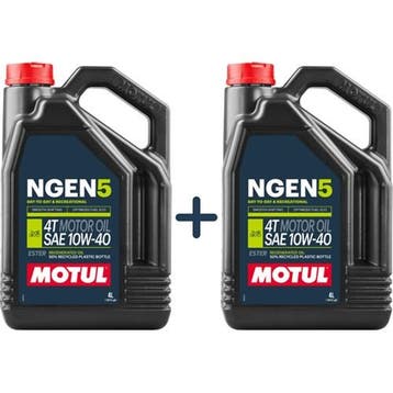 Motul Aanbieding: 2 X Motul Ngen 5 10W40 4T 4L, Verzenden, Nieuw
