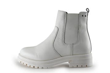 Nelson Chelsea boots in maat 42 Wit, Kleding | Dames, Schoenen, Verzenden, Wit, Overige typen, Zo goed als nieuw