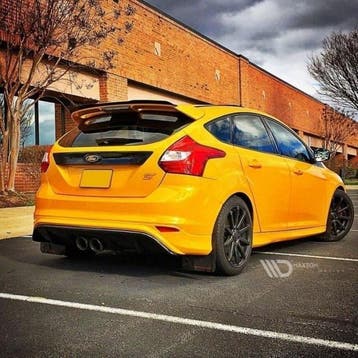 Achter Aanzet Ford Focus ST Mk3 (RS Look) Glanzend Zwart, Auto-onderdelen, Ophalen of Verzenden, Nieuw