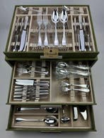 Christofle - Tafelservies voor 12 (128) - Albi - Verzilverd