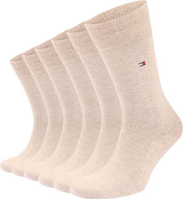 Tommy Hilfiger Classic 6-Pack Sokken Beige maat 47-49 Heren, Kleding | Heren, Sokken en Kousen, Verzenden, Nieuw, Tommy Hilfiger