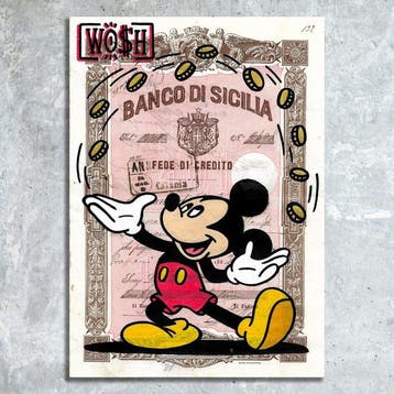 WO$H - Banco di Sicilia 2698 ( with frame )