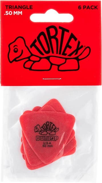 Jim Dunlop 431P050 Tortex bas plectrum 0.50 mm 6-pack, Muziek en Instrumenten, Instrumenten | Toebehoren, Ophalen of Verzenden