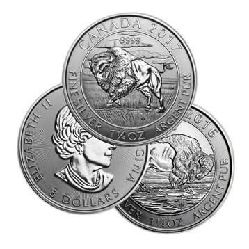 Zilveren munt divers 1,25 troy ounce, Verzenden