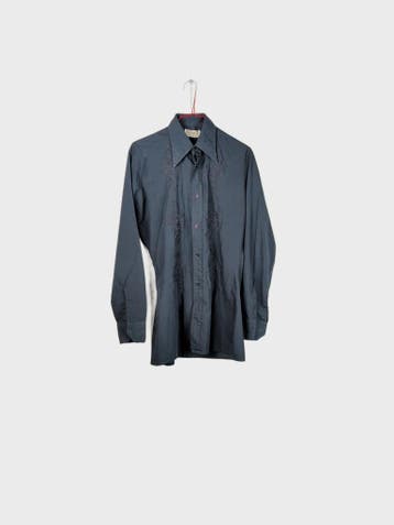 Boutique 72 Casual Shirt Heren maat M Zwart Vintage, Kleding | Heren, Ophalen of Verzenden, Nieuw