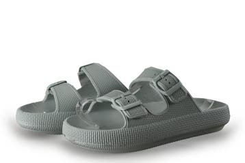 Buwege Slippers in maat 42 Groen, Slippers, Verzenden, Buwege, Zo goed als nieuw