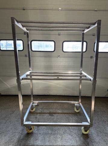 Doner transportkar/-wagen met 6 stangen