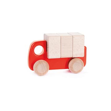 Bajo houten vrachtwagen met blokken van €16,99 voor €11,89, Ophalen of Verzenden, Nieuw