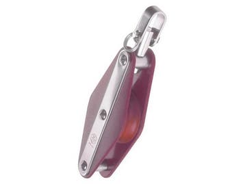 HYE Blok 1 Poelie Met Warteloog En Hondsvot 8x30 mm, Ophalen of Verzenden, Nieuw, Zeilboot of Motorboot