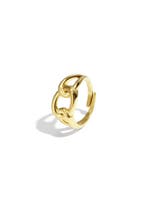 Knot ring - zilveren kleur / Eén maat, Verzenden, Nieuw