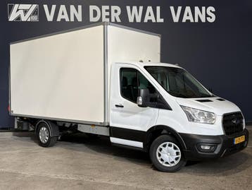 Ford Transit 2.0 TDCI 160pk Bakwagen Laadklep Euro6 Airco |, Stof, Gebruikt, Wit, Dealer onderhouden