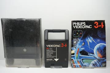 NR.34 Philips Videopac: Satellite Attack Morgen in huis!, Computers en Software, Vintage Computers, Ophalen of Verzenden
