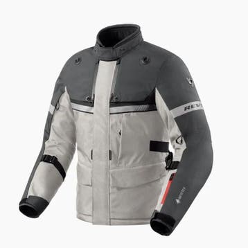 REVIT! Poseidon 3 GTX Jas Zilver Antraciet, Nieuw met kaartje, REV'IT!, Jas | leer, Heren