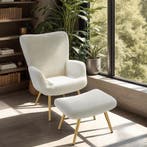 Fauteuil Hygge gestoffeerd, ergonomisch, draagkracht 150 kg, Huis en Inrichting, Stoelen, Verzenden, Nieuw
