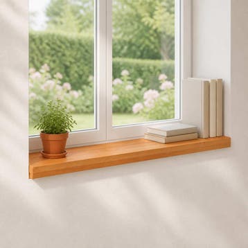 vidaXL Raamkozijnen 2 st Licht Bruin 80x 25 x 2 cm Massief, Doe-het-zelf en Verbouw, Kozijnen en Schuifpuien, Verzenden, Nieuw