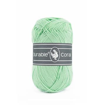 Durable Coral 2136 Bright Mint - Haakgaren / Breigaren, Hobby en Vrije tijd, Breien en Haken, Ophalen of Verzenden, Nieuw, Breien of Haken