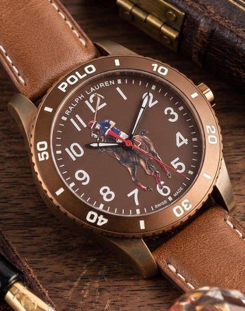 Ralph Lauren - The Polo Watch Automatic Bronze -, Nieuw