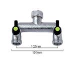 Kraanverdeler splitter 2 x 3/4 aansluiting, Tuin en Terras, Ophalen of Verzenden, Nieuw