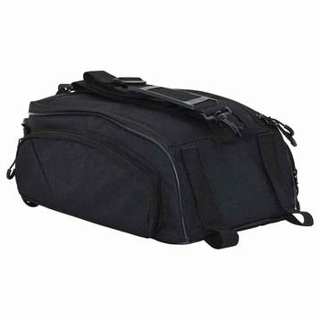 vidaXL Fietstas Zwart 38 x 21 x 16 cm Polyester, Verzenden, Nieuw