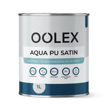 OOLEX AQUA PU SATIN - Zalm - 0,5 liter, Overige kleuren, Nieuw, Ophalen of Verzenden, Verf