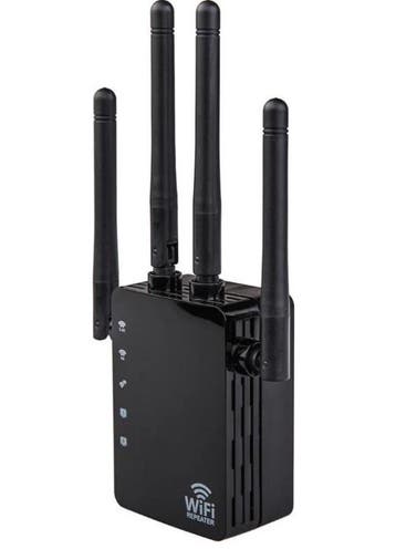 DrPhone WR4 Pro WiFi Versterker – 1200Mbps Dual Band (2.4GHz, Computers en Software, Netwerk switches, Verzenden, Nieuw