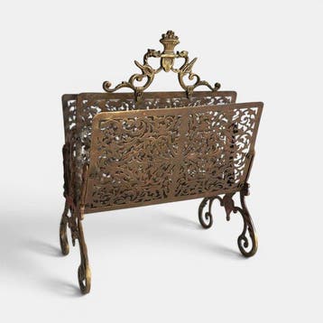 Tijdschriftenhouder - Griffon Messing Briefhouder - Messing,