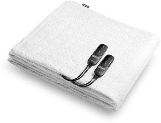 2dekans | Duux Snooze Fleece Elektrisch Onderdeken – 6, Huis en Inrichting, Slaapkamer | Beddengoed, Wit, Zo goed als nieuw, Ophalen of Verzenden