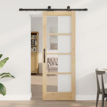 vidaXL Schuifdeur ORKDAL Naturel 73,5 x 198,5 cm, Verzenden, Nieuw