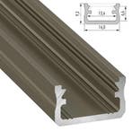 Aluminium LED Strip Profiel Zwart | Tot 2 meter leverbaar, Verzenden, Nieuw